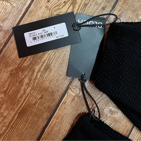 NWT BLOCH Crnkle Crop Top & Bottom - Picture 5 of 6